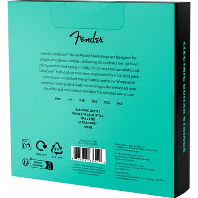 Fender 1250L Ultracore 09-42 - 3-Pack - Electric Guitar Strings image 2