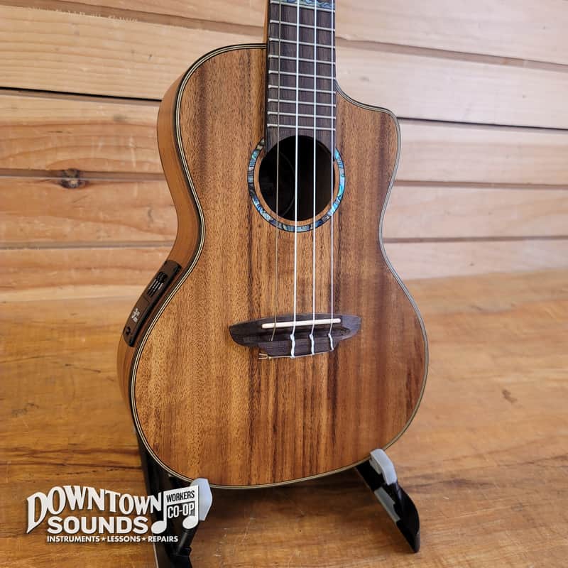 Lune High Tide Concert Koa Ukulele with Preamp & Luna Ukes Gig Bag image 1