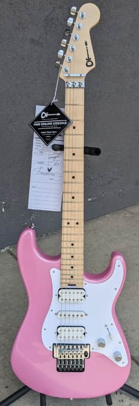 Charvel Pro-Mod So-Cal Style 1 HSH Floyd Rose Guitar, Platinum Pink - Demo image 1