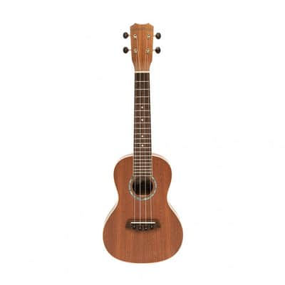 Islander PAT-BOX Traditional "Reforest Hawaii" Mahogany Top Okume Neck 4-String Concert Ukulele w/Bag & Tuner image 4