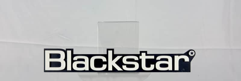 Blackstar ID Core 60 TVP Amplifier Badge Emblem - Black image 1