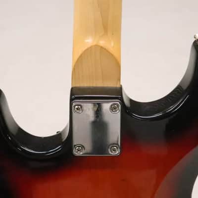 Harmony H-80 Strat Style Electric Guitar Sunburst Finish 1980's image 11