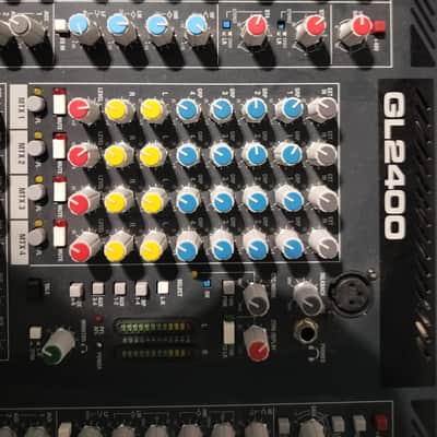 Allen & Heath GL2400-40 4-Group 40-Channel Mixing Console 2010s - Gray image 9