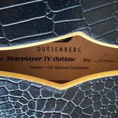 Duesenberg Starplayer TV Outlaw 2010s - Black Tolex image 8