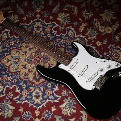 1992/93 Squier Japanese Stratocaster Black image 1