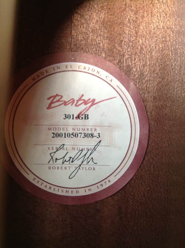 Taylor Baby Taylor 301 GB Solid Spruce/Mahogany | Reverb