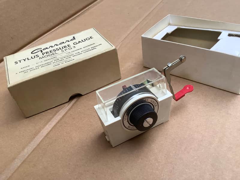 Garrard Model SPG3 Stylus Pressure Gauge, in Box, Made in England image 1