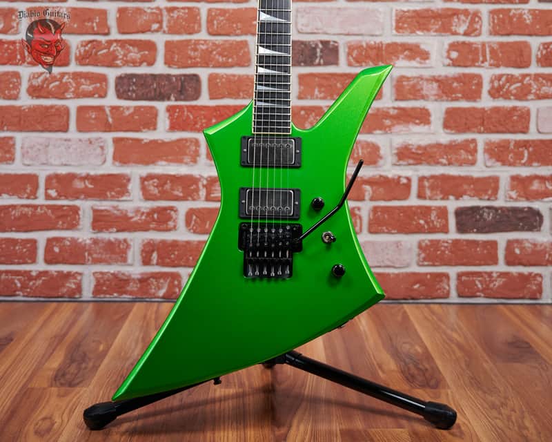 Jackson USA Select Series KE2 Kelly Absinthe Frost 2010 w/OHSC Bareknuckle Pickups/FU-Tone hardware