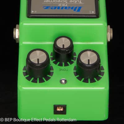 Ibanez TS-9 Tube Screamer Japan 90's re-issue s/n 204545 with JRC1458D op amp image 7