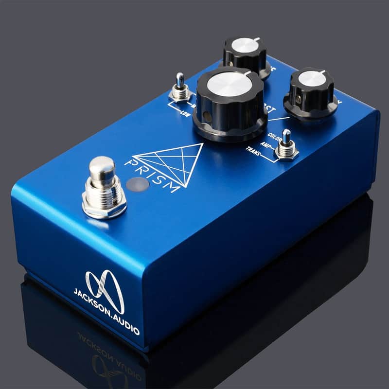 Jackson Audio Prism Buffer Boost Preamp EQ Pedal Blue image 1