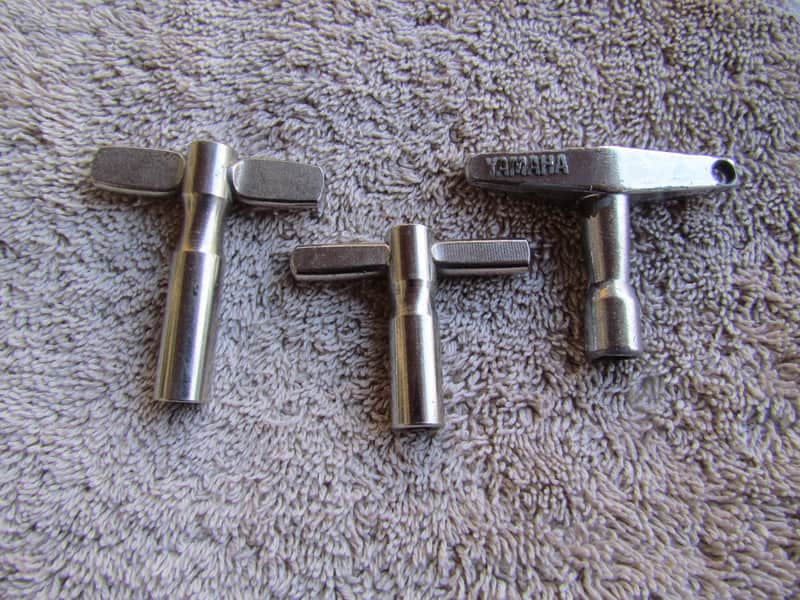 Set of 3 Drum Keys 1-Yamaha 2 Unlabled Drum Keys Make Offer Set of 3 Drum Keys image 1