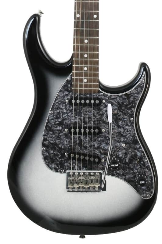 Peavey Raptor Custom 6 String Electric Guitar SSS - Silverburst image 1