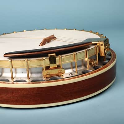Crown Kent Vintage 4 String Banjo with Block Inlays MIJ Japan image 12