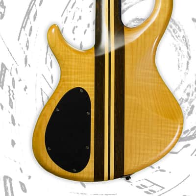 Tobias Toby Pro 4 String Bass Guitar Natural Quilt Maple Body image 3