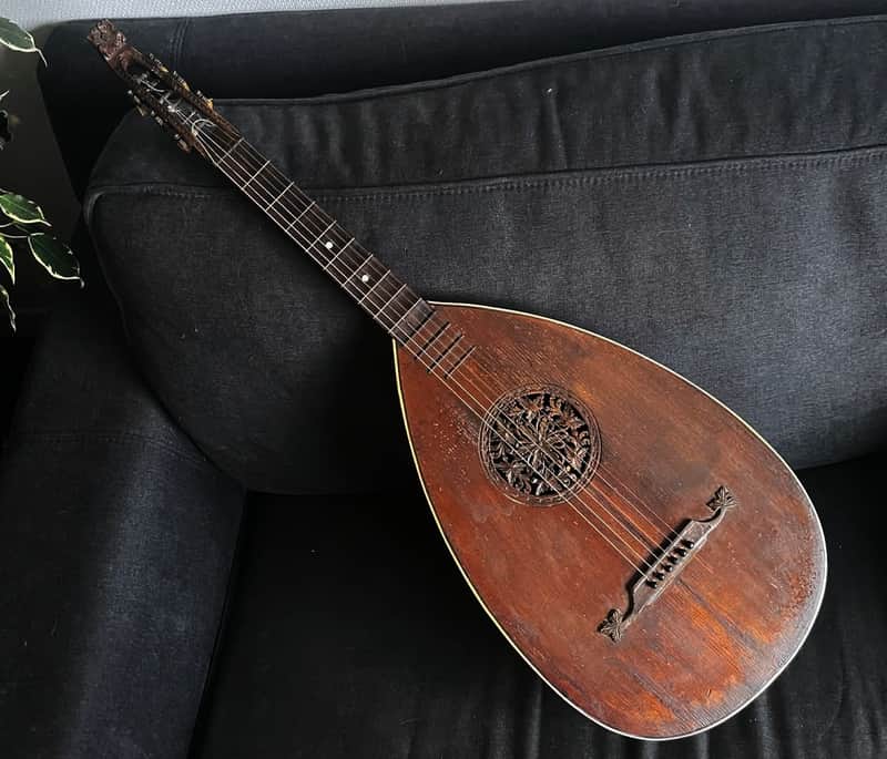 Schonbach Guitar-lute ./ Luth from 1900s image 1