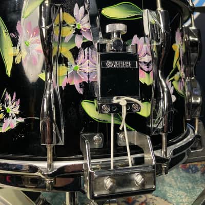 Yamaha - 8x14" SD980 Vintage MIJ Recording Custom, Hand-Painted Snare Drum, Immaculate! 1980s image 10
