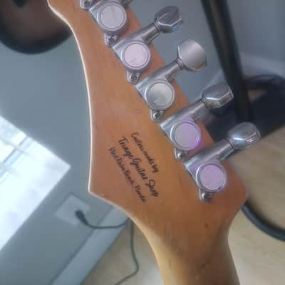 Rescued and Upgraded 1986 Aria Pro II RS Series - Metallic Plum w/Leopard pickguard image 5