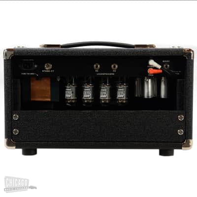 Jim Kelley Single Channel Reverb 60W Head Black Tolex image 3