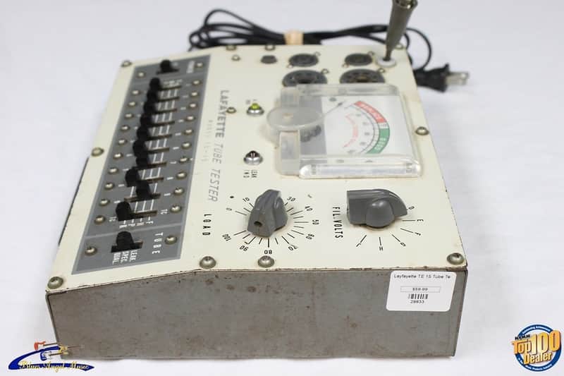 Vintage Lafayette TE-15 Tube Tester, Japan, 100% Working Condition