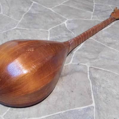 vintage Uzbek 2string muleberry dotar dutar dutor central Asia plucked folk instrument image 5
