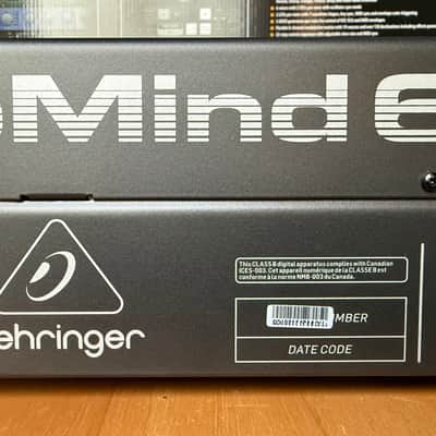 Behringer DeepMind 6 37-Key 6-Voice Polyphonic Analog Synth 2017 - Present - Black image 12