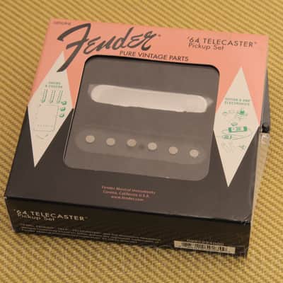 099-2234-000 Genuine Fender Pure Vintage '64 Telecaster/Tele Pickup Set Pickups image 2