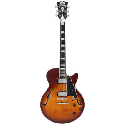 D'Angelico Dark Iced Tea Burst image 1