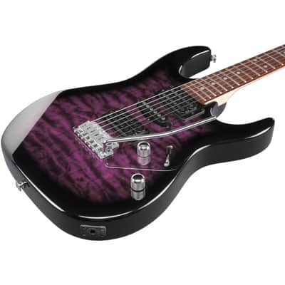 Ibanez GRX70QA GIO RX 6-String Electric Guitar - Transparent Violet Sunburst image 7