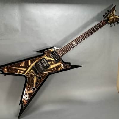 2006 Dean Dimebag Darrell Signature Razorback - Bone Shards image 1