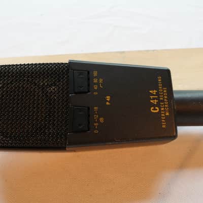 AKG C414 XLII Large Diaphragm Multipattern Condenser Microphone 2010s - Black image 3