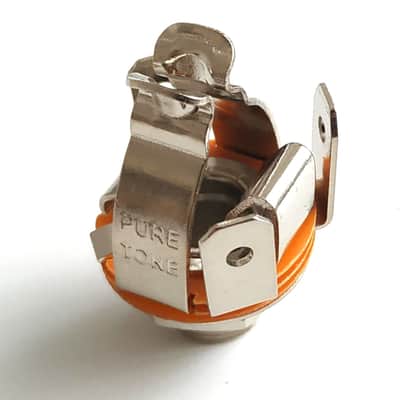 STEREO Pure Tone Multi-Contact 1/4″ Output Jack PTT2 Nickel image 1