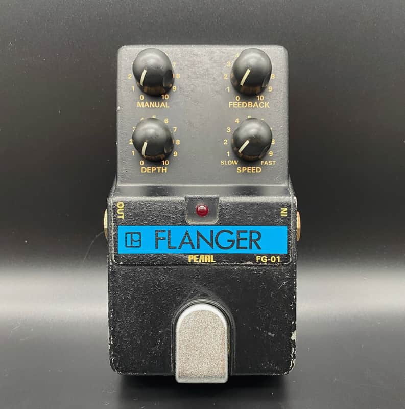 Pearl FG-01 Flanger 1980s - Black image 1