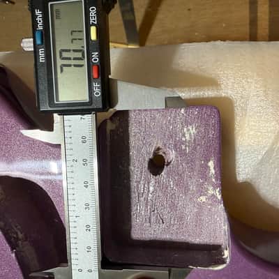 Purple DIY Paulownia Electric Guitar Body Purple image 9