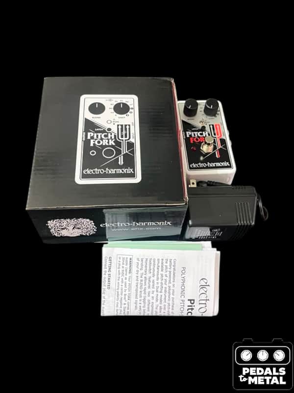 Electro-Harmonix Pitch Fork Polyphonic Pitch Shifter / Harmony Pedal 2014 - Present - Black / White / Red - X18750 image 1