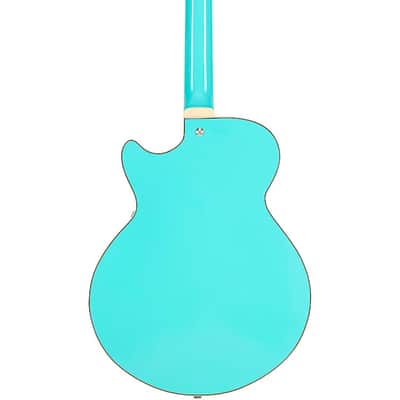 D'Angelico Premier SS Single Cutaway w/ stop-bar tailpiece, Surf Green* w/ DAPSSSGRNS image 11