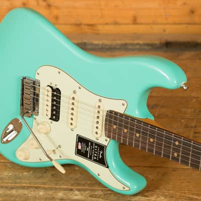 Fender American Ultra Luxe Vintage '60s Stratocaster HSS - Rosewood - Sea Foam Green image 5