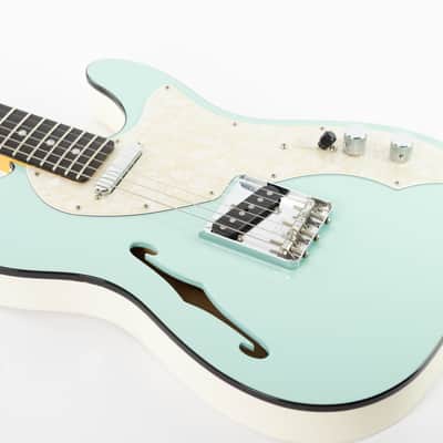 Fender Limited Edition Two-Tone American Thinline Telecaster 2019 Surf Green image 13