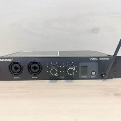 Shure PSM200 Wireless In-Ear Monitor System P2T TransMixer & P2R Bodypack Receiver H2 Band 518-554 MHz image 3