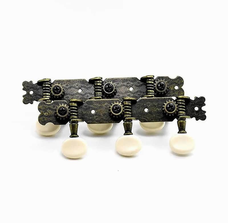 Vintage Bronze Classical Guitar 3R+3L Tuners Machine Heads Pegs image 1