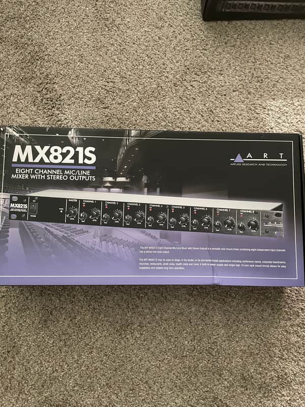 NEW Art MX821S Rackmount Mixer MX821S 2025 image 1