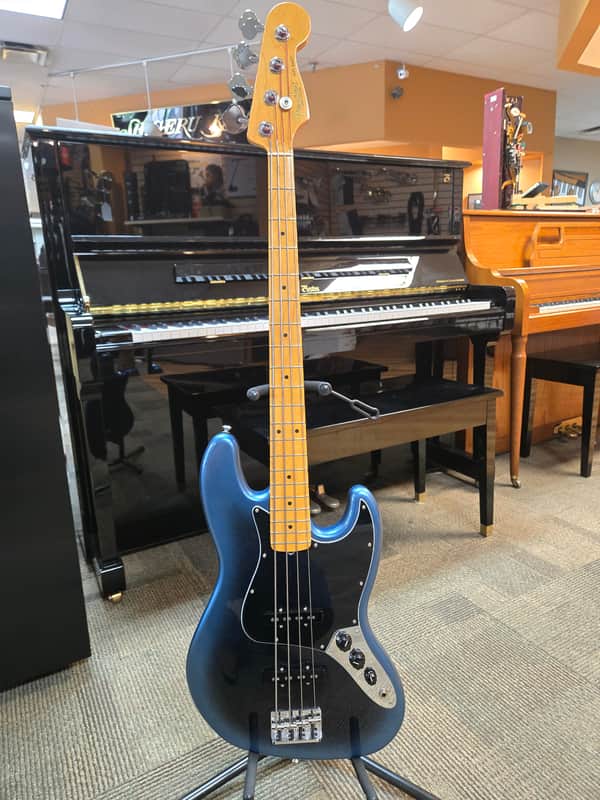 Fender American Professional II Jazz Bass with Maple Fretboard - Dark Night image 1