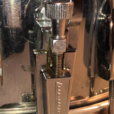 Lidwig Coliseum Chrome over wood 1979 snare drum image 4