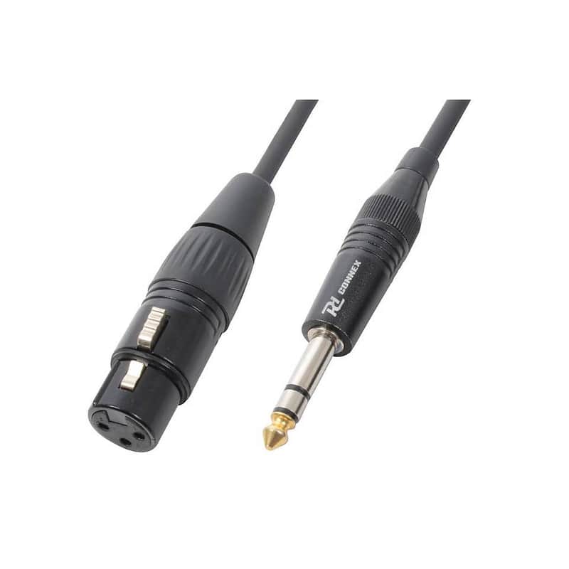 Pd Connex Cx46 1 Cable Xlr F 6.3 Stereo 1.5 M image 1