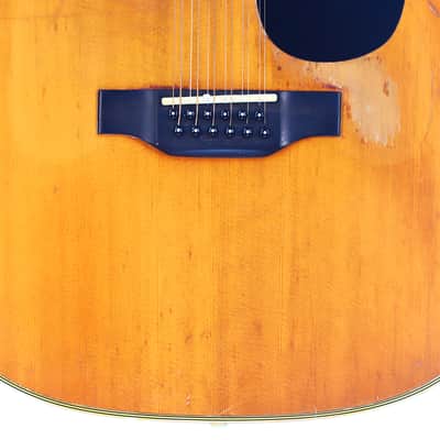 Martin D12-35 1967 - amazing sounding vintage round shoulder dreadnought 12-string guitar - check video! image 4