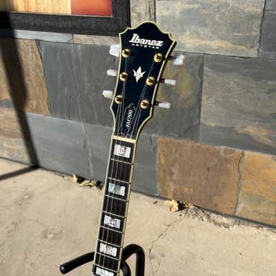 Used 1996 Ibanez AM200 Exotic Wood Hollowbody Electric with Case image 3