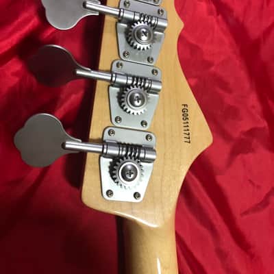 Fernandes PJB-45 Jazz Bass Type Reverse head Pink Electric Bass