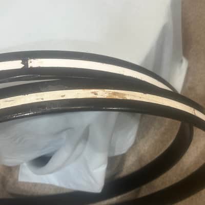 Ludwig 14" deep X 22" head Vistalite Bass Drum (11285-1236) Early 70's - Black Vistalite image 19
