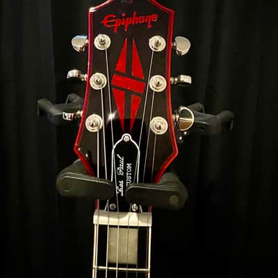 Epiphone Les Paul Custom Widow - Red w/Gig Bag image 2