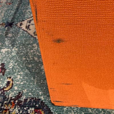 Tom Petersson's Cheap Trick, Orange - OBC410 4x10" 600-watt Bass Cabinet with Horn 8-ohm SIGNED!, AUTHENTICATED!  (TP #7) image 23