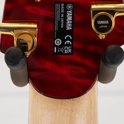 Yamaha TRBJP2 John Patitucci Signature 6-String Bass Guitar, Ebony Fingerboard, Trans Dark Red image 2